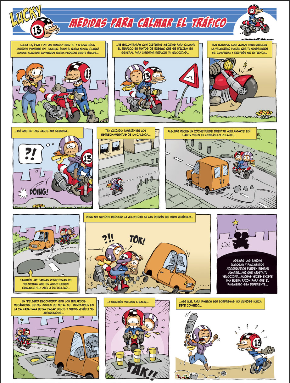 Dispositivos que calman el tráfico