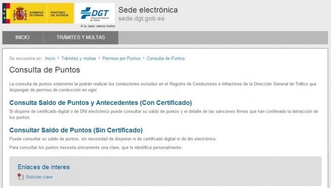 Recupera la clave para consultar tus puntos  Seguridad en moto