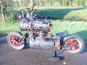 Moto a vapor