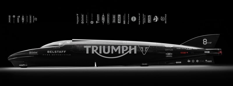 Triumph Rocket Streamliner record de velocidad