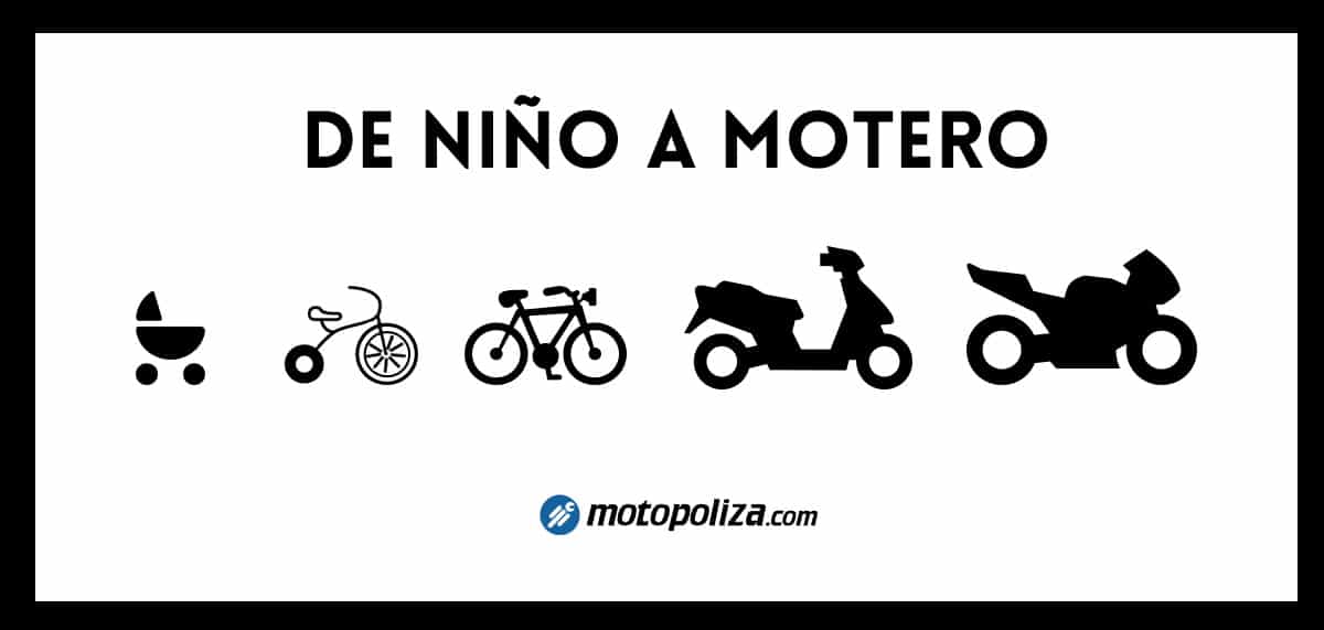 De niño a motero