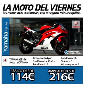 La moto del viernes YAMAHA YZF - R6