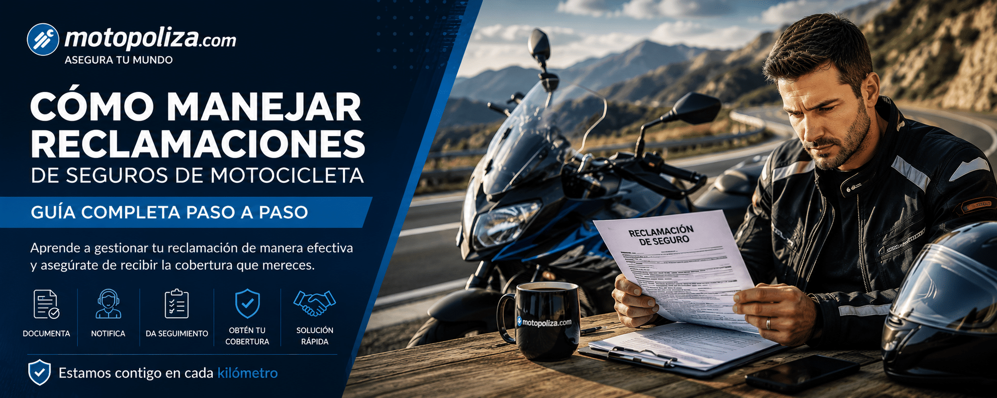 Cómo Manejar Reclamaciones de Seguros de Motocicleta